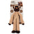 All For Paws Lambswool Cuddle Ropey Flopper - Monkey - ThePetsClub