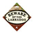 Beware Of The Labrador Cast Iron Oval - ThePetsClub