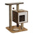 Catit Premium Cat Furniture V - base - Walnut - The Pets Club