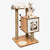 Catit Premium Cat Furniture V - base - Walnut - The Pets Club