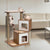 Premium Cat Furniture V - double - Walnut - The Pets Club