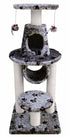 Fauna BONALTI Cat Play Tower Grey with Paw Print