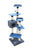 Fauna Mateus Cat Pole - Blue & Beige - The Pets Club