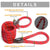 Fida Durable Slip Lead Dog Leash / Training Leash(6ft length, 1/2″ thick Rope) - The Pets Club