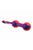 GiGwi Dumbell ‘Push To Mute’ – Red/Purple - ThePetsClub