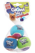 GiGwi Tennis Ball 3pcs with Different Colour in 1 pack Dog Fetch Balls