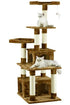 Go Pet Club Brown Cat Condo Size 71Wx61Lx171H