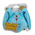 GoDog® Action Plush™ Blue Bunny with Chew Guard Technology™ Animated Squeaker Dog Toy