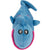 GoDog® Action Plush™ Shark Animated Squeaker Dog Toy with Chew Guard Technology™ - ThePetsClub