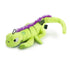 GoDog Amphibianz with Chew Guard Technology Durable Plush Dog Toys green with Squeakers