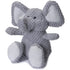 GoDog® Checkers™  Elephant with Chew Guard Technology™,  Durable Plush Squeaker Dog Toy