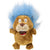 GoDog® Silent Squeak™ Crazy Hairs Lion with Chew Guard Technology™ Durable Plush Dog Toy - ThePetsClub