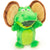 GoDog® Silent Squeak™ Flips Gator Monkey with Chew Guard Technology™ Durable Plush Dog Toy - ThePetsClub