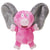 GoDog® Silent Squeak™ Flips Pig Elephant with Chew Guard Technology™ Durable Plush Dog Toy - ThePetsClub