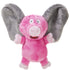 GoDog® Silent Squeak™ Flips Pig Elephant with Chew Guard Technology™ Durable Plush Large Dog Toy