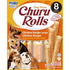 INABA CHURU Rolls Chicken Recipe Wraps--8 Packs/PK-Dog Treats-12X96G