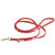 JULIUS-K9 Color & Gray Adjustable Leash - Red-Gray Width 1.4 cm - ThePetsClub