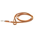 Julius-K9 Color & Gray With Handle Leash - Orange-Gray Width 1.4 Cm & Length 2 Meter