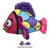 KONG Reefz Assorted Fish Dog Toy Large - ThePetsClub