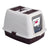 M-PETS Aswan Cat Litter Box Brown & White - ThePetsClub