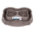 M - PETS No Spill Plastic Double Bowl - The Pets Club