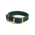 Mendota Pet Double Braid Dog Collar - Brass