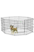 MidWest Black Exercise Pen With Full Max Lock Door