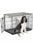 Mid West Crate Black Double Door - ThePetsClub