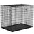 Mid West Crate Black Double Door 54″ - The Pets Club