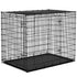 MidWest Crate Black Double Door 54″