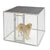 Mid West K9 Medium Steel Chain Link Portable Kennel - The Pets Club