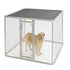 MidWest K9 Medium Steel Chain Link Portable Kennel