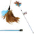 Nutrapet Feather Flick Cat Wand - ThePetsClub