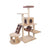 Pawsitiv Cat Tree - Bella - Beige and Brown Color - The Pets Club