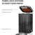 PETKIT FRESH ELEMENT SOLO AUTOMATIC FEEDER WITH STAINLESS STEEL BOWL - BLACK - ThePetsClub