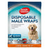 Simple Solution Disposable Male Dog Wraps  - 12 Wraps