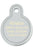 THE HILLMAN ID Tag Raised Edge Small Circle - ThePetsClub