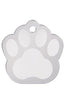 The Hillman ID Tag - Two-tone Chrome Plated Brass Paw