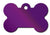 The Hillman ID Tag - Bone Bright - Purple - The Pets Club