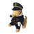 ThePetsClub dog costume police with hat - ThePetsClub