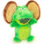 GoDog® Silent Squeak™ Flips Gator Monkey with Chew Guard Technology™ Durable Plush Dog Toy - The Pets Club
