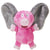 GoDog® Silent Squeak™ Flips Pig Elephant with Chew Guard Technology™ Durable Plush Large Dog Toy - The Pets Club