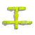 Zee Dog Neopro Lime H-Harness for Dog - ThePetsClub