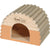 ZOLUX HOME COLOR WOODEN HOUSE WITH ROUND TIMBERS - MEDIUM/ORANGE - ThePetsClub
