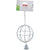 ZOLUX METALLIC HANGING HAY BALL GREY 10cm dia. - ThePetsClub