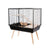 ZOLUX Neo Muki Large Rodent Cage - Black - ThePetsClub