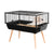 ZOLUX NEO NIGHA SMALL RODENT CAGE - BLACK - ThePetsClub