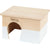ZOLUX RECTANGULAR HOME COLOR WOODEN HOUSE - LARGE/WHITE - ThePetsClub