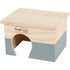 Zolux Rectangular Home Color Wooden House - Medium/Grey