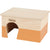 ZOLUX RECTANGULAR HOME COLOR WOODEN HOUSE - X-LARGE/ORANGE - ThePetsClub